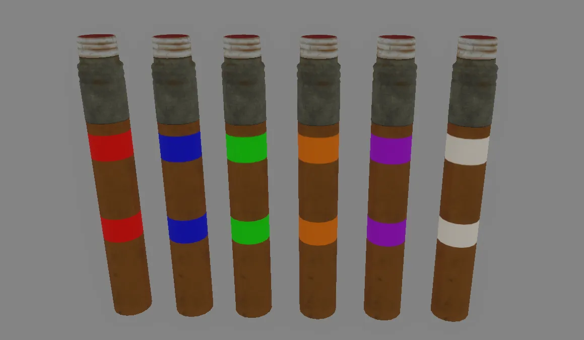 Throwable Road Flares — in-game screenshot