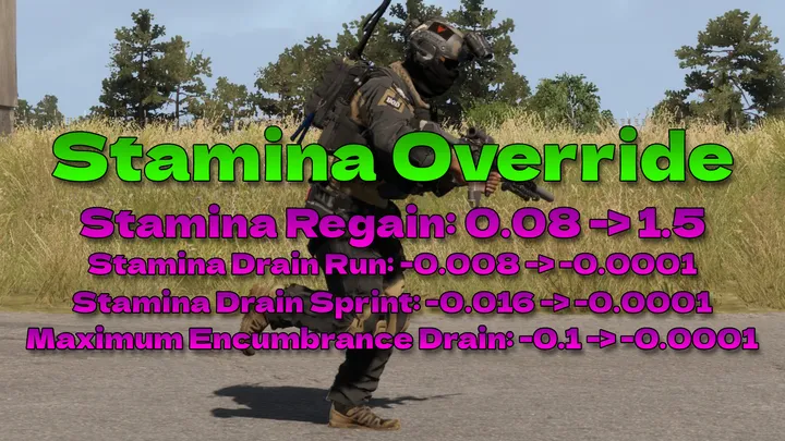 Stamina Override — preview
